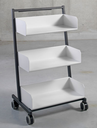 Carrello per libri - KORYTEM - DPC - da ufficio / in legno