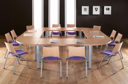 Piano per tavolo in melamina - SYNODYS - DPC - in ABS / contract