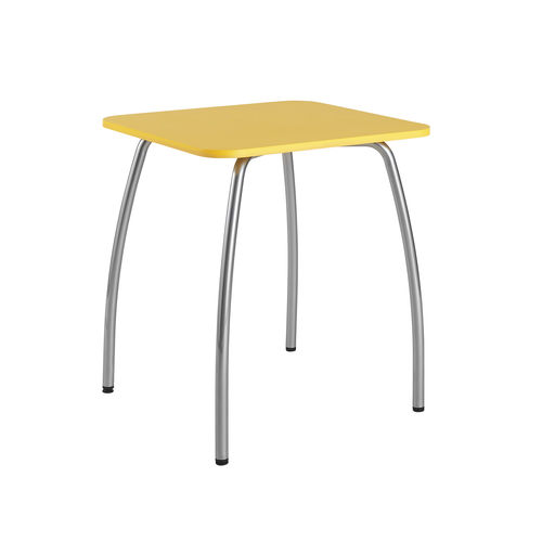 Tavolo contemporaneo - INICY - DPC - in laminato / in melaminico / con supporto in acciaio