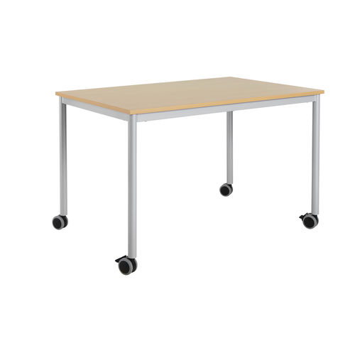 Tavolo contemporaneo - ORGA - DPC - in laminato / in melaminico / con supporto in acciaio