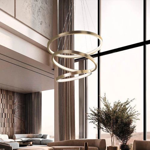 Lampadario contemporaneo - LIBE COMBO S140 - Masiero - in metallo / in cristallo / contract