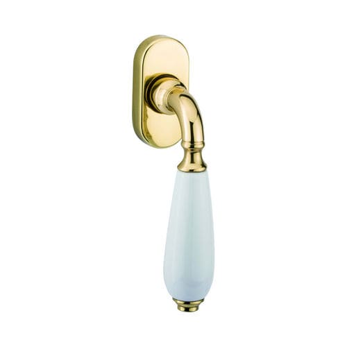 Maniglia in ottone - Cinzia Standard - REGUITTI - per finestra ad anta ribalta / in porcellana / classica