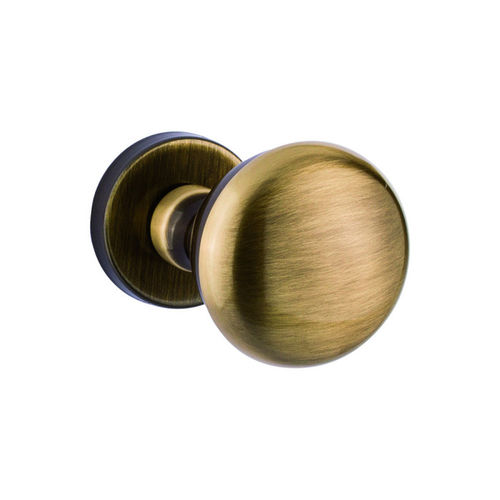 Pomello per porta classico - Ario Fixed - REGUITTI - in ottone / levigato / satinato