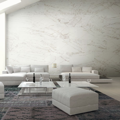 Piastrella in marmo - WHITE : ARGOS - Levantina - levigata / da interno / da bagno