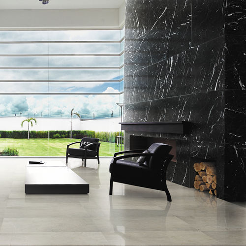 Piastrella in marmo - BLACK : NEGRO MARQUINA - Levantina - levigata / da interno / da parete