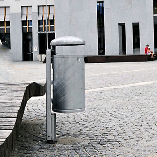 Portarifiuti pubblico - SIMPLE - Euroform K. Winkler GmbH - da terra / da parete / in acciaio galvanizzato