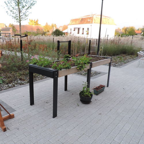 Fioriera per orto in legno - THERAPEUTICAL GROWING - Euroform K. Winkler GmbH - in lamiera / in acciaio galvanizzato / da esterno