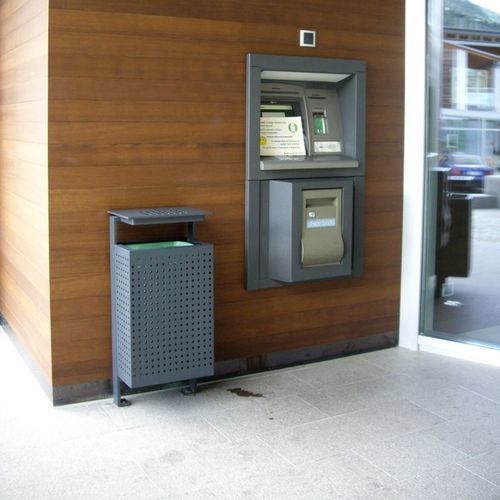 Portarifiuti pubblico - LINEACESTINO LIGHT - Euroform K. Winkler GmbH - da terra / da parete / in acciaio galvanizzato