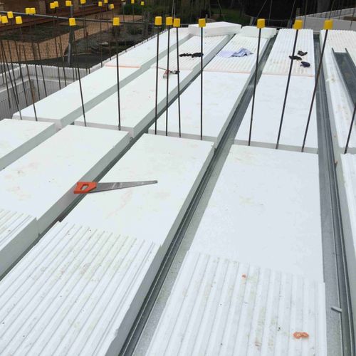 Blocco cassero in polistirene espanso PSE - ZLABFORM - Zego Pty Ltd - per solaio / per lastra in calcestruzzo per solaio / isolante