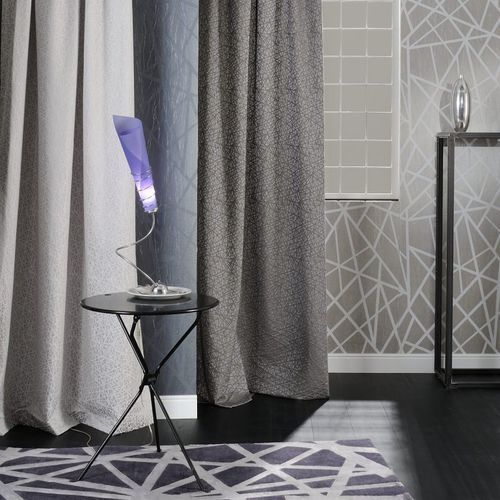 Tessuto da tappezzeria - STREETS - Agena Srl - per tende / con motivi geometrici / in cotone