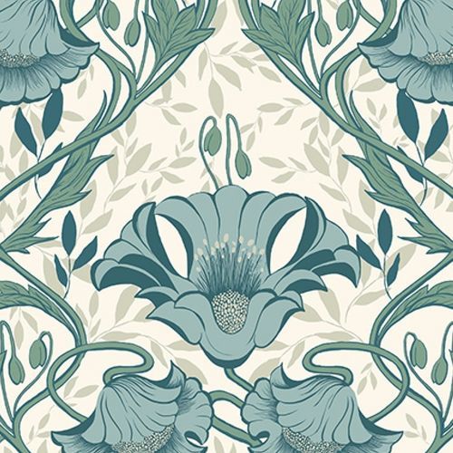 Carta da parati design originale - ADELE  - Agena Srl - in tessuto non tessuto / con motivi naturali / con motivi floreali