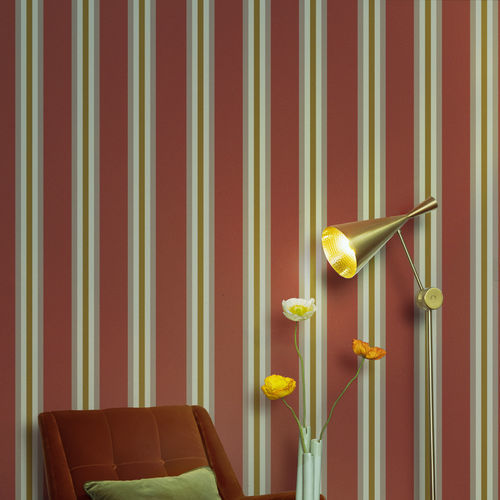 Carta da parati contemporanea - STRIPE - Agena Srl - in tessuto non tessuto / a righe / multicolore