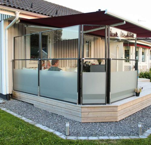 Pannello paravento in vetro - CIT I LÄ® - Svalson - in alluminio / contract