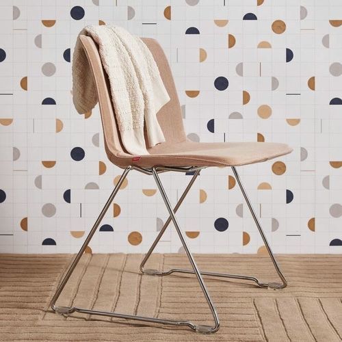 Sedia visitatore contemporanea - NOMI - Ahrend - da interno / in tessuto / in plastica