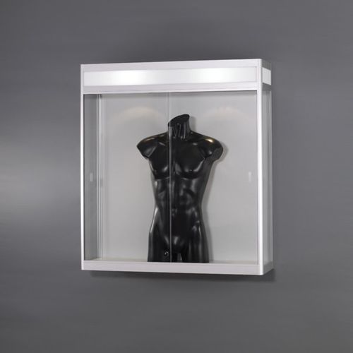 Vetrina contemporanea - 114 1000 - SDB Vitrinebouw BV - da parete / in vetro / in alluminio anodizzato