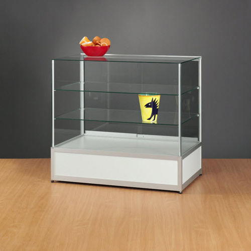 Vetrina contemporanea - MTC952 1000 WITH PLINTH - SDB Vitrinebouw BV - in vetro / in legno / in alluminio anodizzato