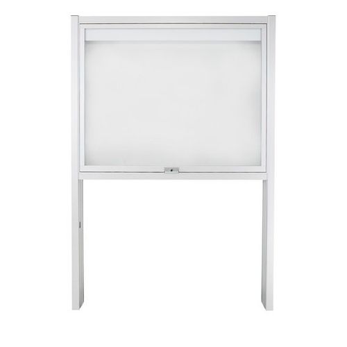 Cartello pubblicitario con piedi alti - 1553 4xA4 DIN A2 - SDB Vitrinebouw BV - da esterno / magnetico / in vetro