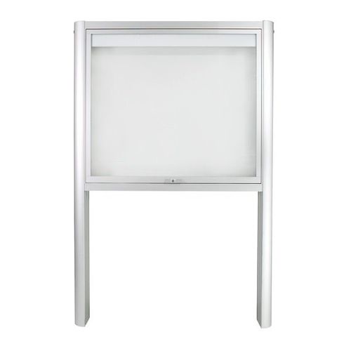 Cartello pubblicitario con piedi alti - 1593 4XA4 DIN A2 - SDB Vitrinebouw BV - da esterno / magnetico / in vetro