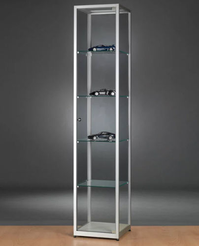 Vetrina contemporanea - WMS H400 - SDB Vitrinebouw BV - in vetro / in legno / in alluminio anodizzato