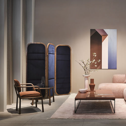 Paravento contemporaneo - BOMBÉ - Linteloo - in rovere / in noce / in legno compensato