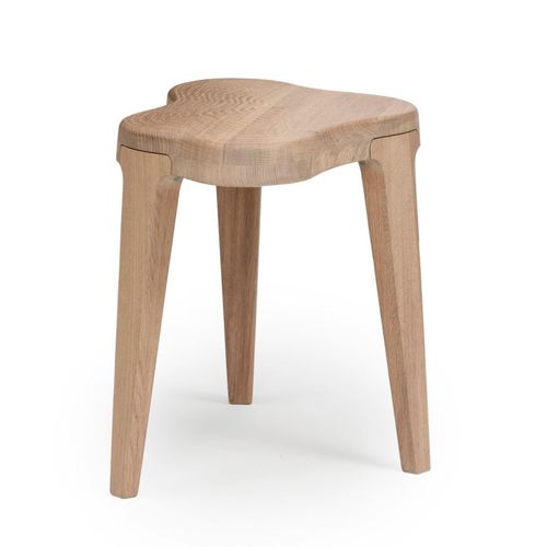 Tavolo d'appoggio contemporaneo - ISOLA - Linteloo - in rovere / con supporto in quercia / per uso residenziale