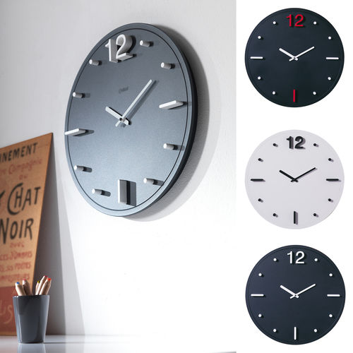 Orologio contemporaneo - OREDODICI  - Caimi Brevetti SpA - a muro / analogico / in alluminio