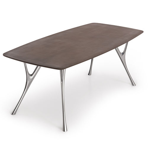 Tavolo contemporaneo - PEGASO METAL - Caimi Brevetti SpA - in composito / con supporto in ghisa di alluminio / rettangolare