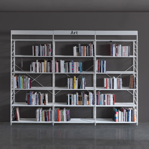 Sistema di scaffali autoportante - SOCRATE Bibliotech - Caimi Brevetti SpA - contemporaneo / in metallo / professionale
