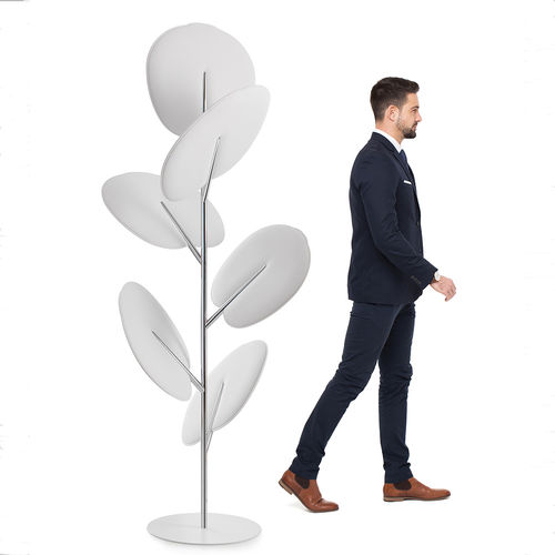 Pannello fonoassorbente autoportante - BOTANICA TOTEM - Caimi Brevetti SpA - in fibra di poliestere / in metallo cromato / per interni