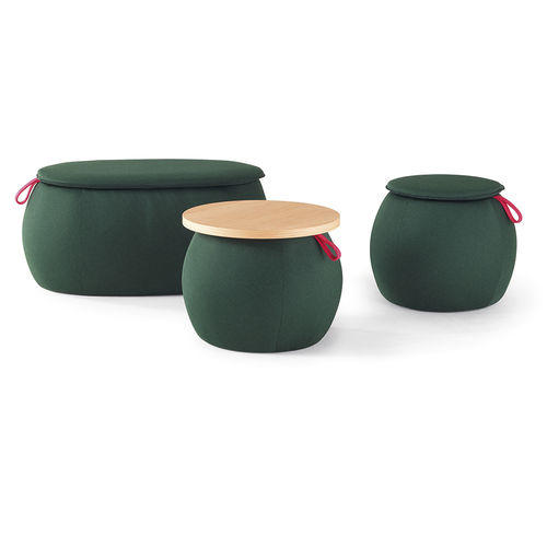 Pouf fonoassorbente - SNOWPOUF - Caimi Brevetti SpA - contemporaneo / in tessuto / tondo