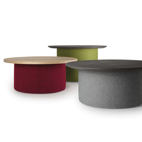 Tavolino basso contemporaneo - FULCRO, Claudio Bellini - Caimi Brevetti SpA - in rovere / in HPL / in calcestruzzo
