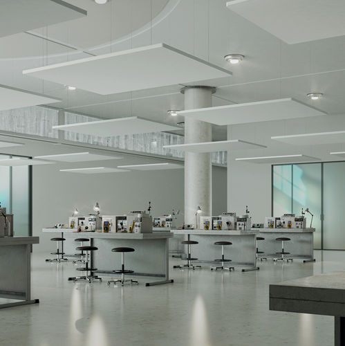 Pannello acustico per muro - INDUSTRIAL - Caimi Brevetti SpA - per soffitto / sospeso / in poliestere