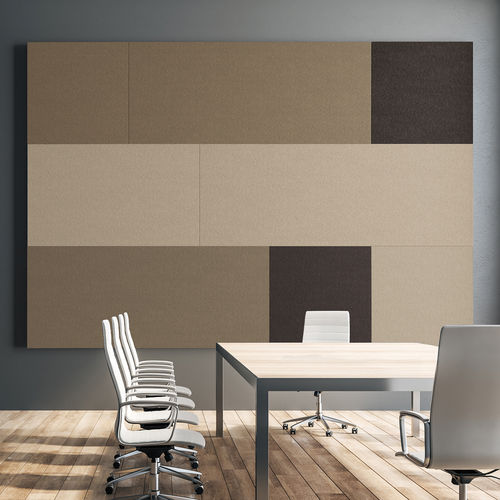 Pannello fonoassorbente a muro - Snowcustom - Caimi Brevetti SpA - per soffitto / in tessuto / in fibra di poliestere