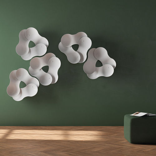 Pannello fonoassorbente per soffitto - CLOVER design King&Miranda - Caimi Brevetti SpA - per muro / in fibra di poliestere / aspetto tessuto