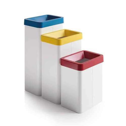 Portarifiuti in plastica - MAXI - Caimi Brevetti SpA - in acciaio con rivestimento a polvere / in tecnopolimero / epossidico