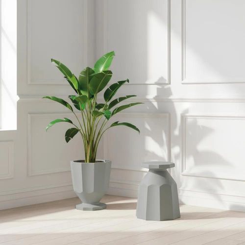 Fioriera in plastica riciclata - 18RMDL-GC - Caimi Brevetti SpA - in polietilene / conica / contemporanea