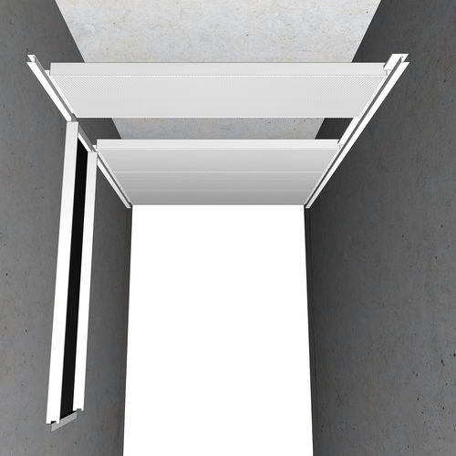 Controsoffitto in acciaio galvanizzato - ARIES - Plafometal - in pannelli / per ufficio / per ingresso