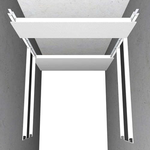 Controsoffitto in acciaio galvanizzato - ORIAL SF - Plafometal - a quadrotte / in pannelli / per ingresso