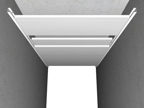 Controsoffitto in acciaio galvanizzato - TRANSLABAC - Plafometal - in pannelli / per ingresso / da interno