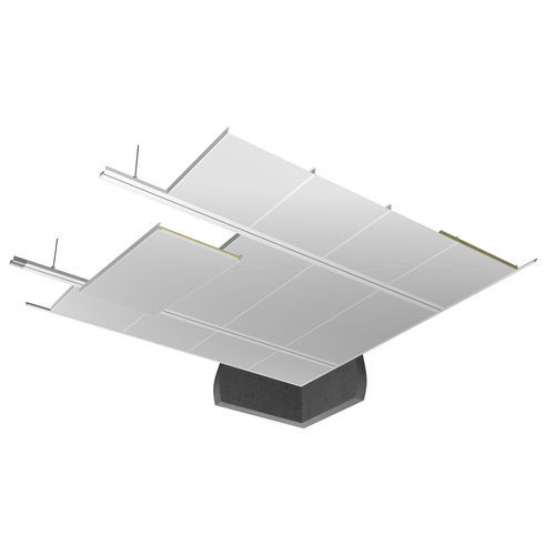 Controsoffitto in acciaio galvanizzato - PM2 - Plafometal - in pannelli / per ufficio / da interno