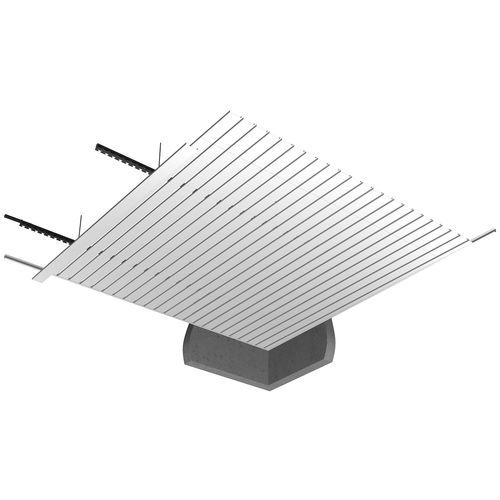 Controsoffitto in alluminio - TYPE U - Plafometal - in acciaio / a doghe / da interno