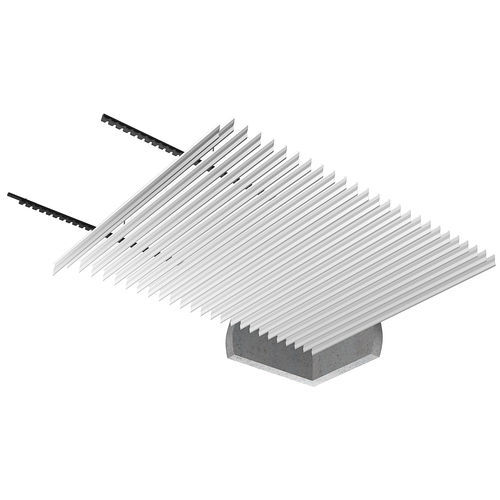 Controsoffitto in alluminio - TYPE V - Plafometal - a doghe / da interno / ignifugo