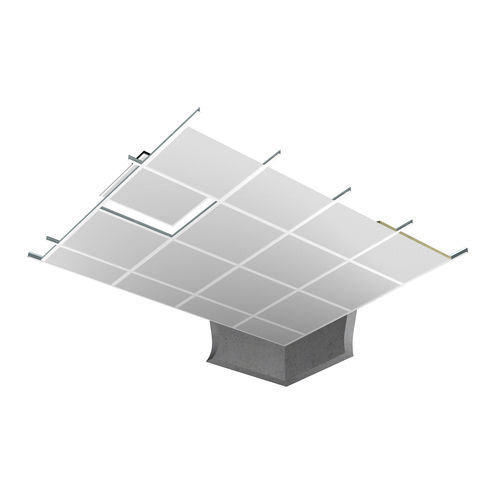 Controsoffitto in alluminio - H0 - Plafometal - in acciaio galvanizzato / a quadrotte / per ufficio