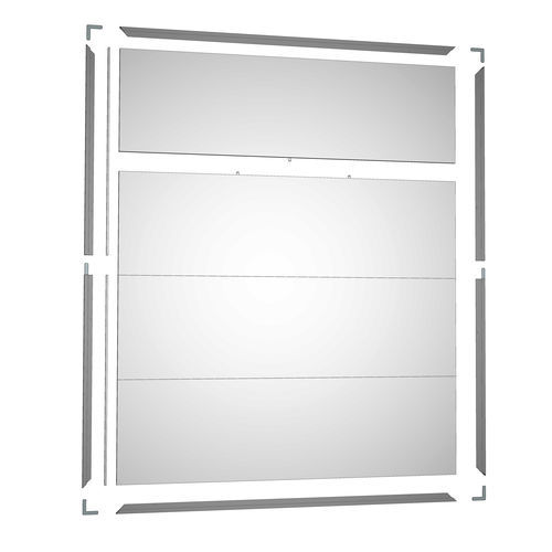 Pannello acustico a muro - ACOUSTIROC®  - Plafometal - in acciaio galvanizzato / in profilato di alluminio / in lana di roccia