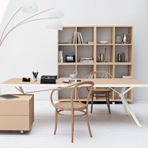 Tavolo da lavoro contemporaneo - REVO HOMEOFFICE - Manerba - in legno / rettangolare / professionale