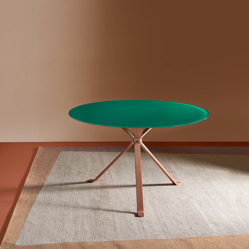 Tavolo contemporaneo - REFLECTION - Manerba - in legno / rotondo / professionale