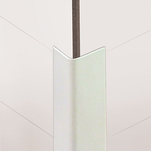 Profilo di finitura in PVC - NOVOESCUADRA XL PVC - EMAC - per angolo esterno / per parete