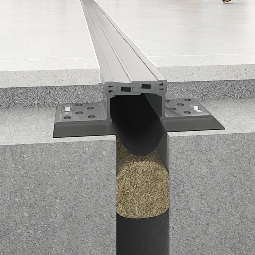 Giunto di dilatazione in alluminio estruso - NOVOJUNTA PRO® METAL 60 - EMAC - per solaio / carrabile / pedonale