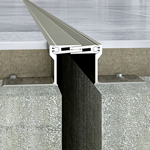 Giunto di dilatazione in alluminio estruso - NOVOJUNTA PRO® METAL 45 - EMAC - per solaio / carrabile / pedonale