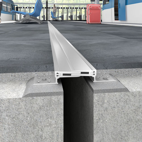 Giunto di dilatazione in alluminio - NOVOJUNTA® PRO METAL 100  - EMAC - da pavimento